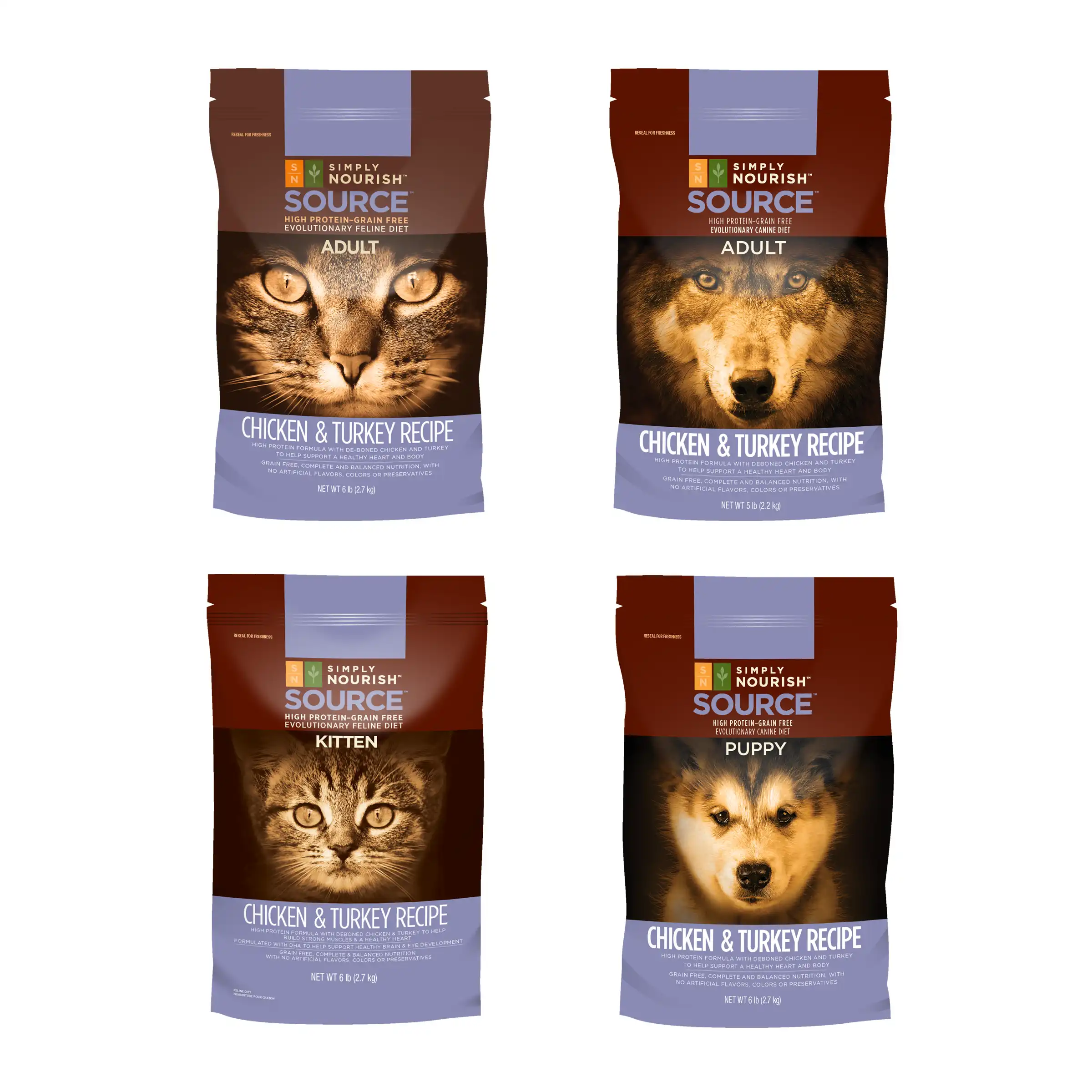 Petsmart's Simply Nourish SOURCE Petfood Packaging